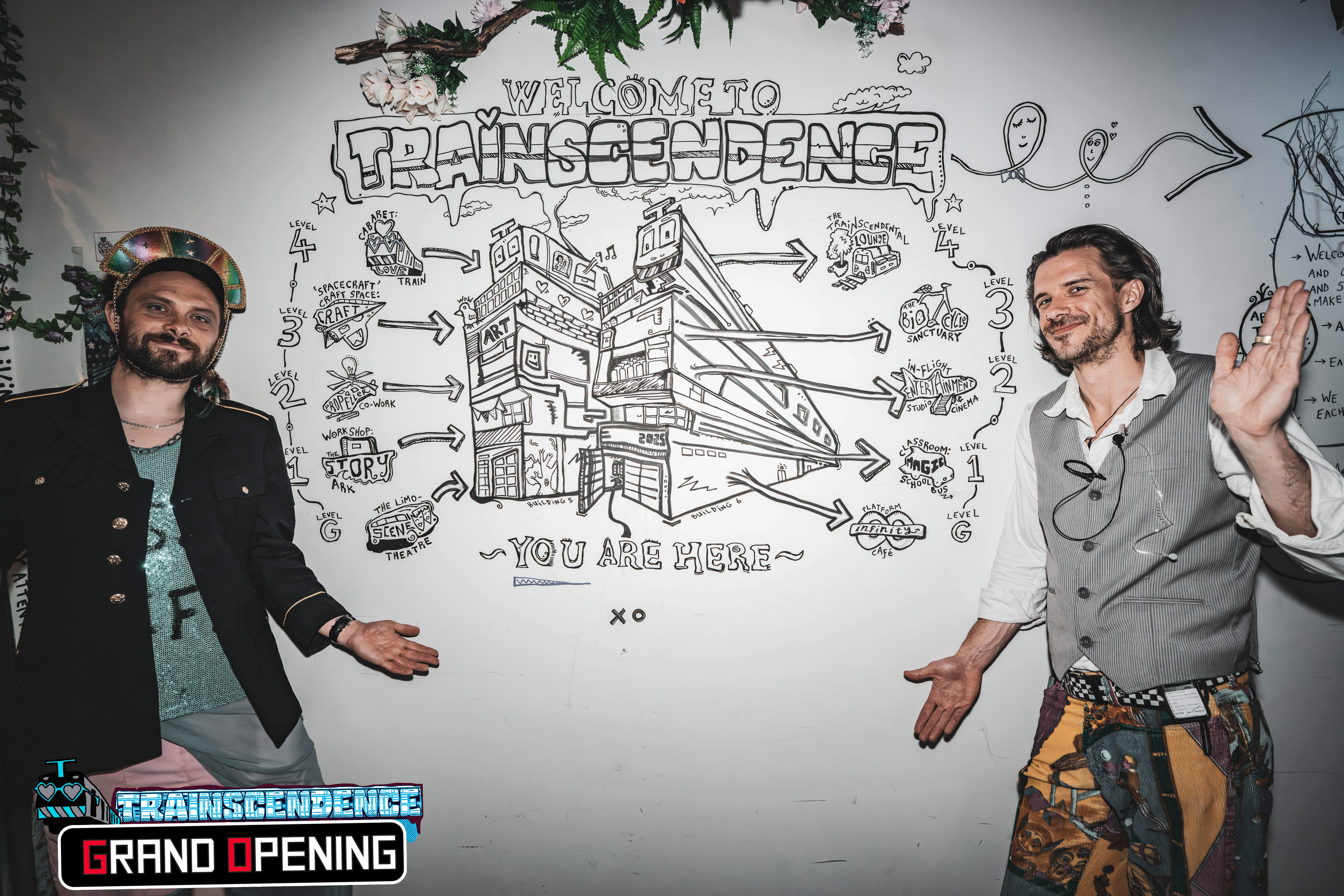 Harley Hefford and Luke Thomas, co-founders of Trainscendence.