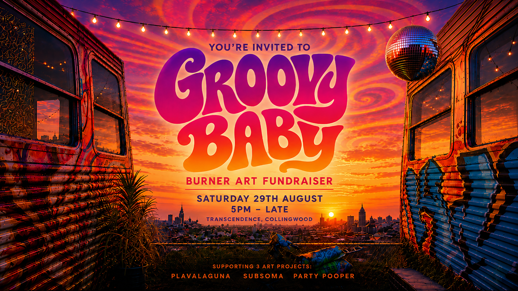 Groovy Baby - Burner Art Fundraiser